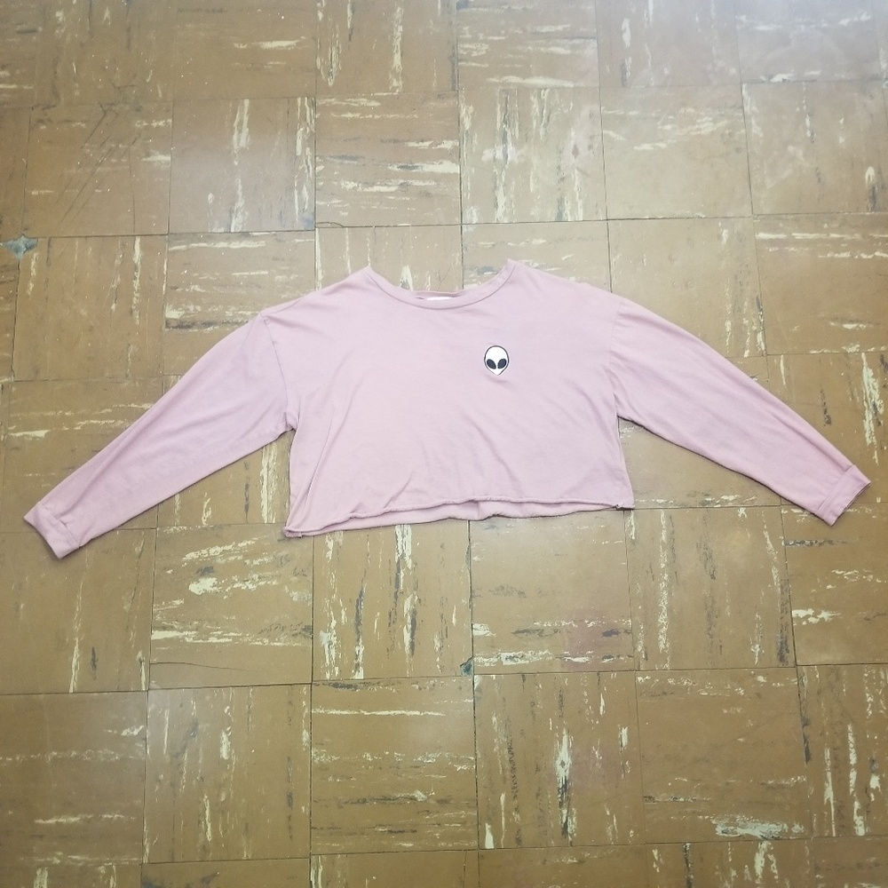 Pink Ailen crop top